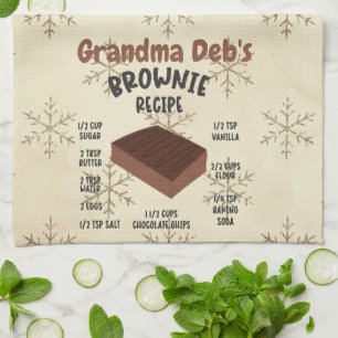 Serviette de cuisine de la recette Brownie de Gran