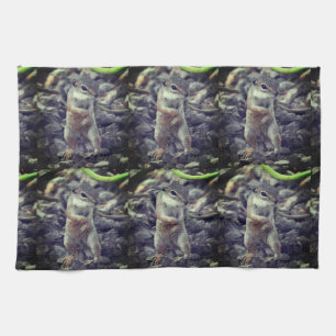 Serviette de cuisine de l'écureuil de terre Mikey