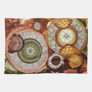 Serviette de cuisine de machine de temps