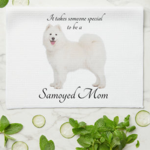 Serviette de cuisine de maman de Samoyed