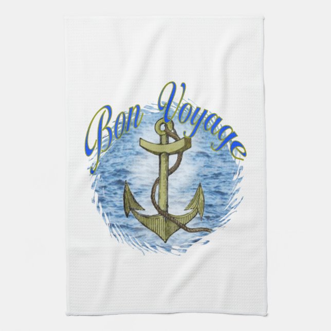 Serviette de cuisine de MoJo d'Américain de voyage (Vertical)