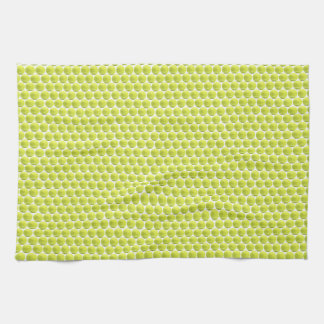 Serviette de cuisine de motif de balle de tennis
