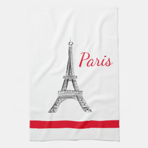 Serviette de cuisine de Paris