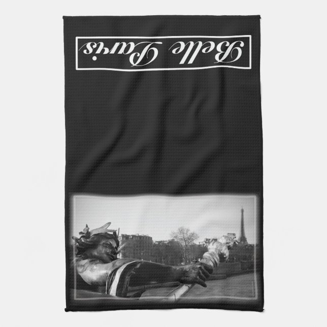 Serviette de cuisine de Paris de belle (Vertical)