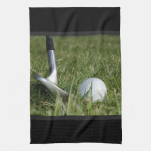 Serviette de cuisine de photo de golf