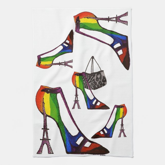 Serviette De Cuisine De Pied (Vertical)