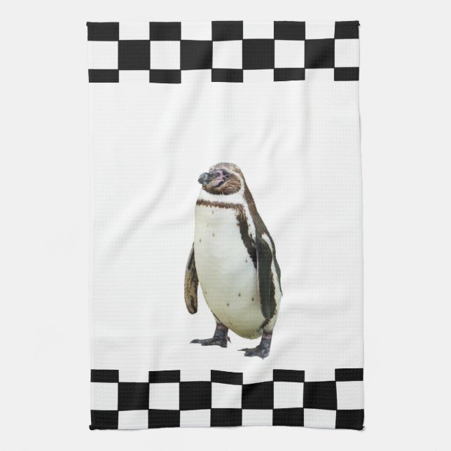 Serviette de cuisine de pingouin (Vertical)