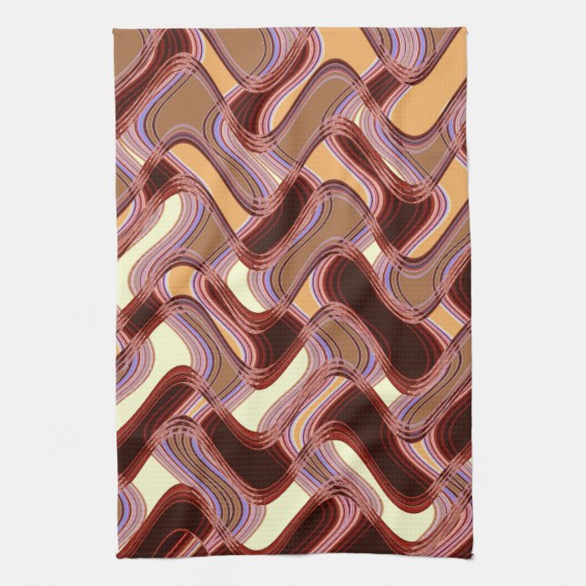 Serviette de cuisine de porto et de pêche par (Vertical)