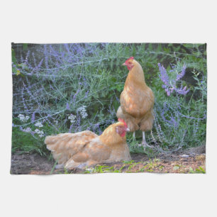 Serviette de cuisine de poulet