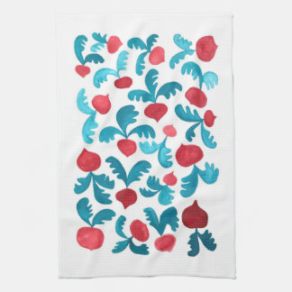 Serviette de cuisine de radis