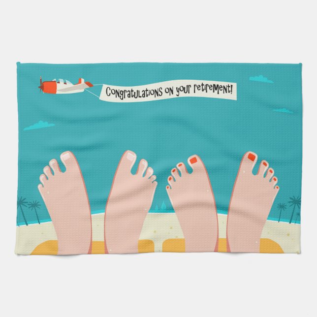 Serviette de cuisine de retraite (Horizontal)