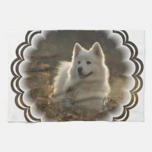 Serviette de cuisine de Samoyed