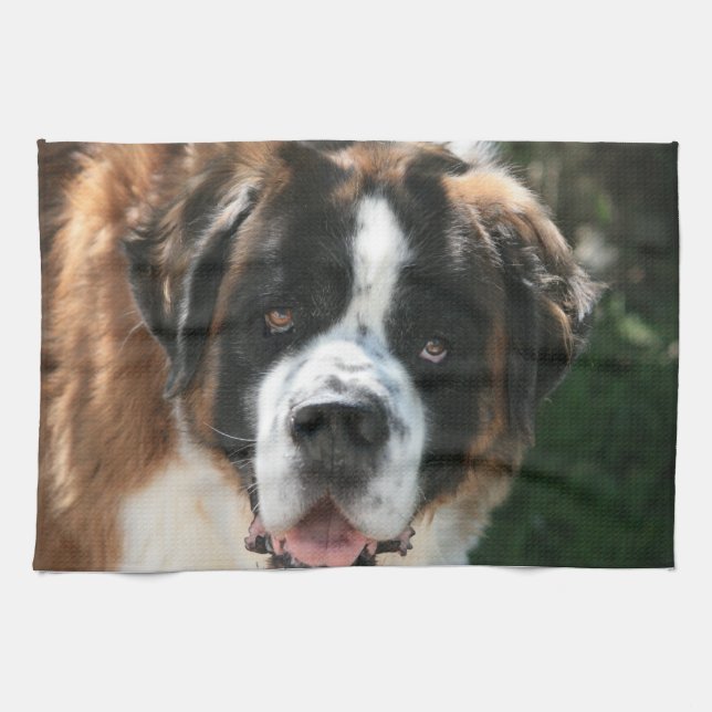 Serviette de cuisine de St Bernard (Horizontal)