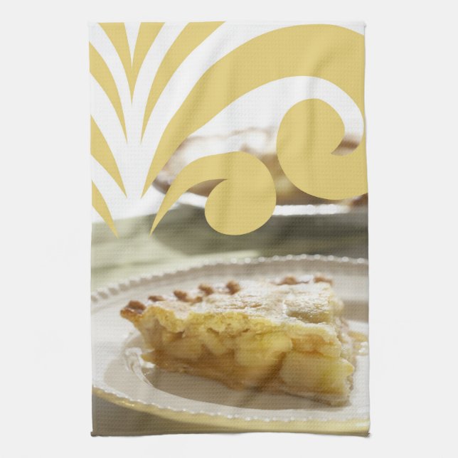 Serviette de cuisine de tarte aux pommes (Vertical)