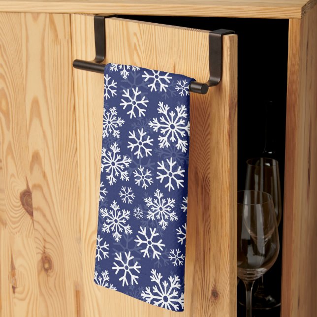 Serviette de cuisine de vacances (Pliage en tiers)