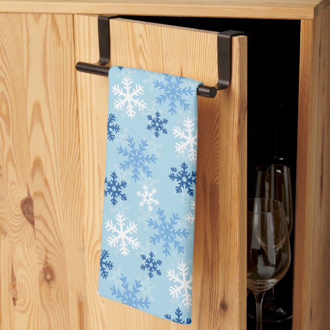 Serviette de cuisine de vacances (Pliage en tiers)