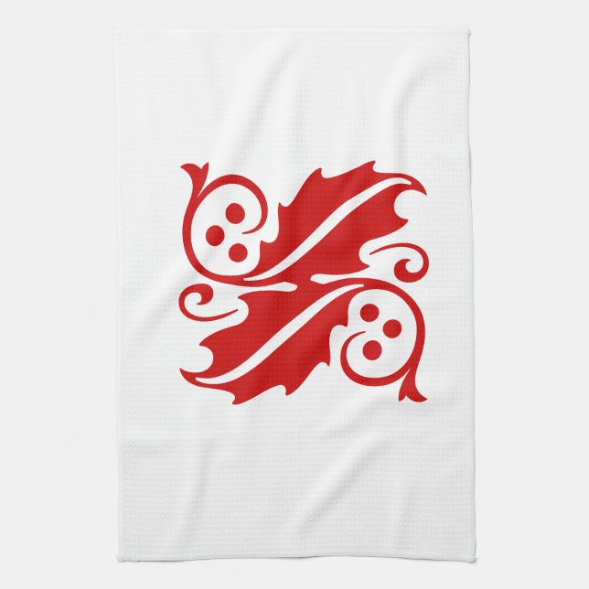 Serviette de cuisine de vacances (Vertical)