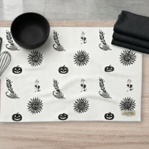 Serviette de cuisine décorative Sorcière pour la s