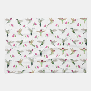 Serviette de cuisine des colibris d'Anna