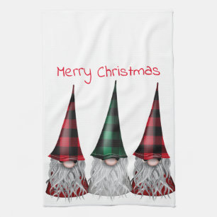 Serviette de cuisine des Gnomes scandinaves