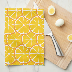 Serviette de cuisine d'été Citrus Orange