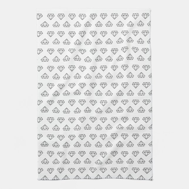 Serviette de cuisine Diamond Motif (Vertical)