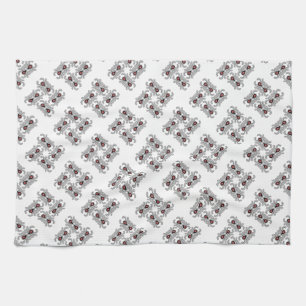 Serviette de cuisine d'impression de danse