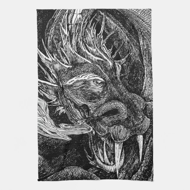 Serviette de cuisine Dragon (Vertical)