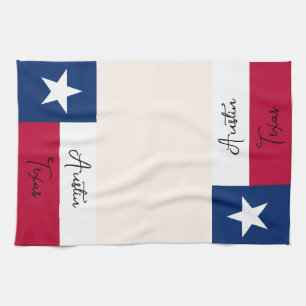Serviette de cuisine drapeau du Texas