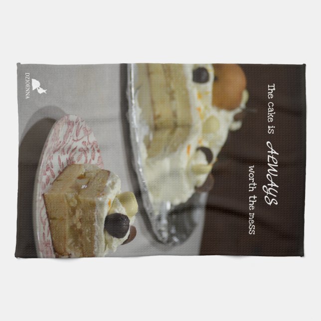 Serviette de cuisine drôle (Horizontal)