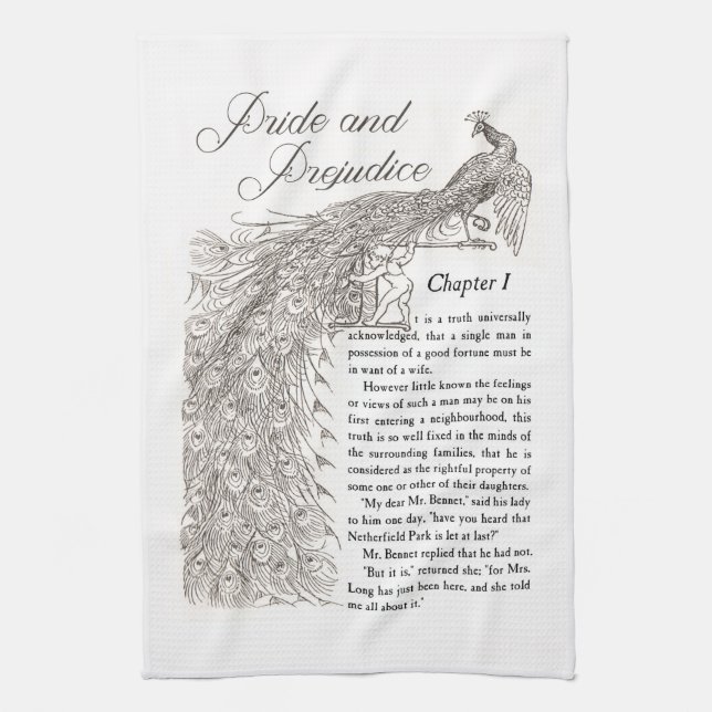Serviette de cuisine du chapitre 1 de fierté et de (Vertical)