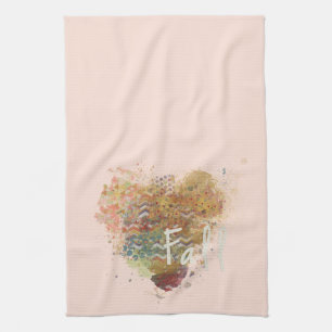 Serviette de cuisine du Coeur Automne