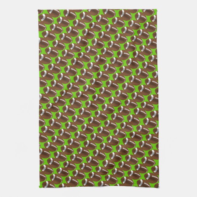 Serviette de cuisine du football (Vertical)