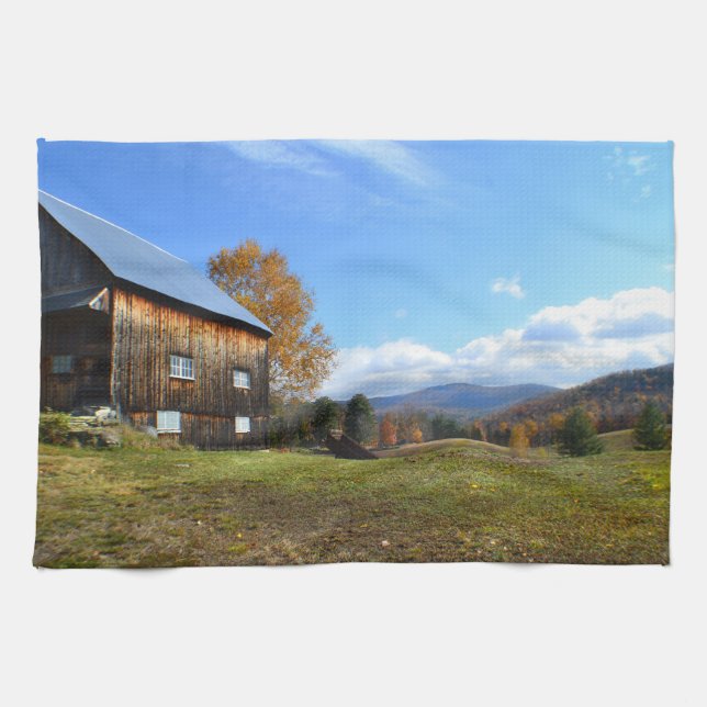 Serviette de cuisine du Vermont Country (Horizontal)