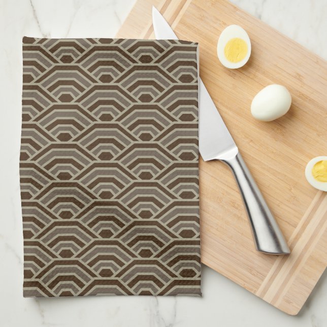 Serviette de cuisine Earth Arches (Quart Plié)