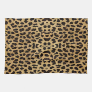 Serviette de cuisine Empreinte de léopard
