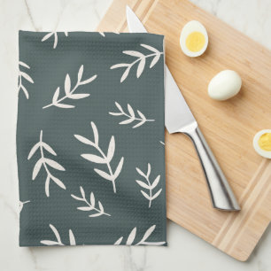 Serviette de cuisine en feuilles d'olive