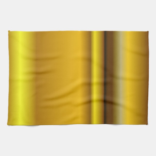 Serviette de cuisine en or massif (Horizontal)