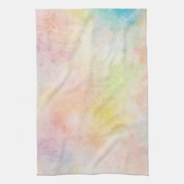 Serviette de cuisine en pastel de conception (Vertical)