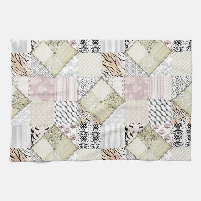 Serviette de cuisine en Patchwork (Horizontal)