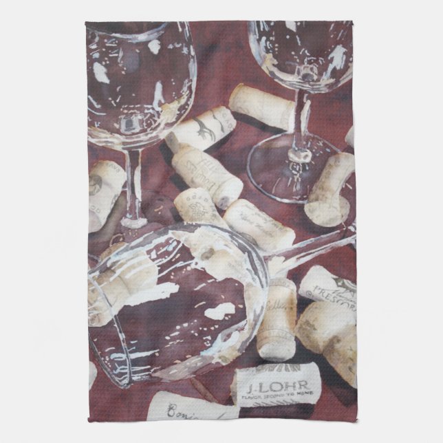 Serviette de cuisine en verre de liège de temps de (Vertical)