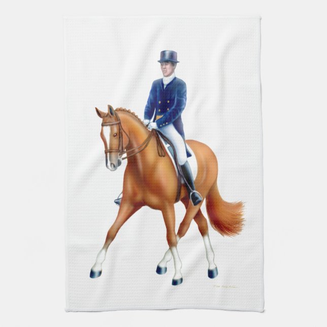 Serviette de cuisine équestre de cheval de (Vertical)