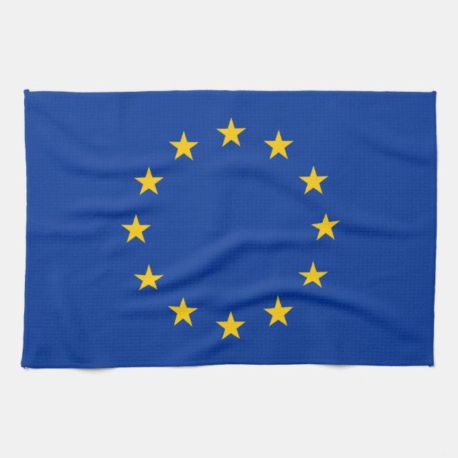 Serviette de cuisine EU Drapeau (Horizontal)