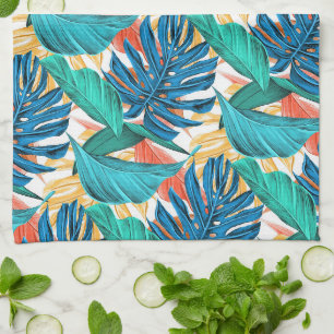 Serviette de cuisine Feuille tropicale