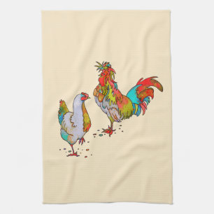 Serviette de cuisine Fiesta Poulets 16" x 24"