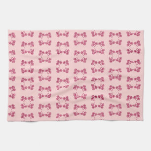 Serviette de cuisine fleurie