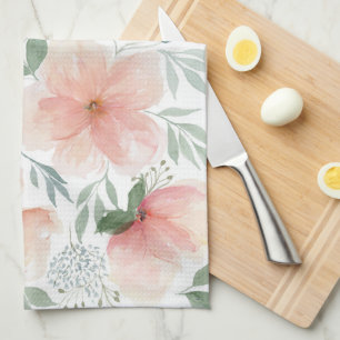 Serviette de cuisine Fleurs de Pêche