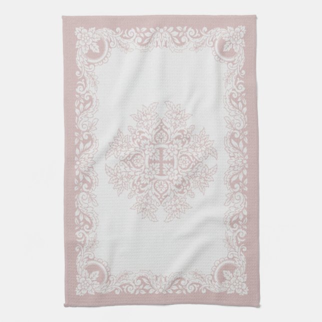 Serviette de cuisine florale victorienne (Vertical)