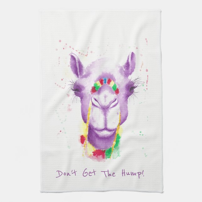 Serviette de cuisine folle de chameau (Vertical)