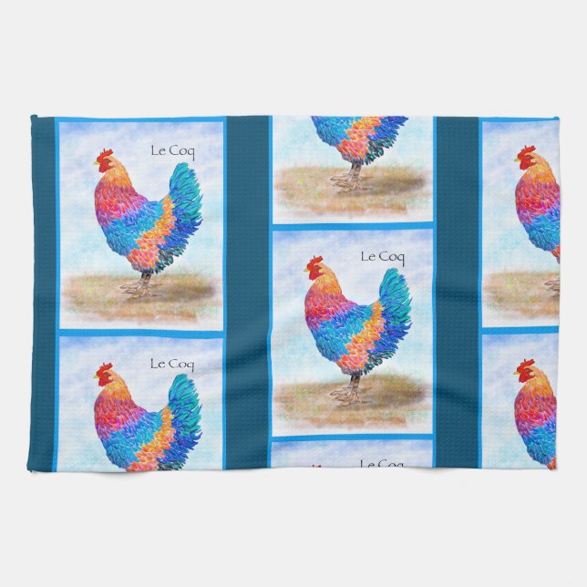 Serviette de cuisine française (Horizontal)